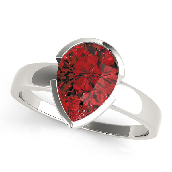 Pear Gemstone Fashion Ring