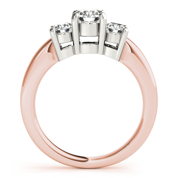 Round Three-Stone Diamond Engagement Ring · 1.00 ct tw