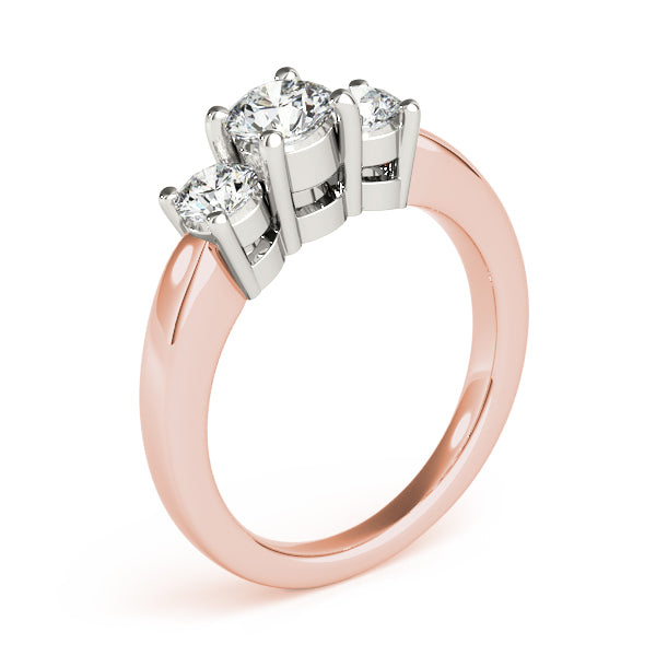 Round Three-Stone Diamond Engagement Ring · 1.00 ct tw
