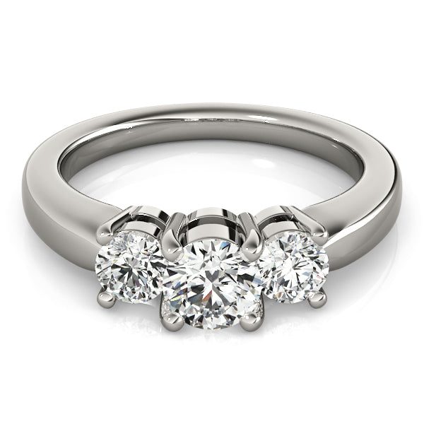 Round Three-Stone Diamond Engagement Ring · 2.00 ct tw