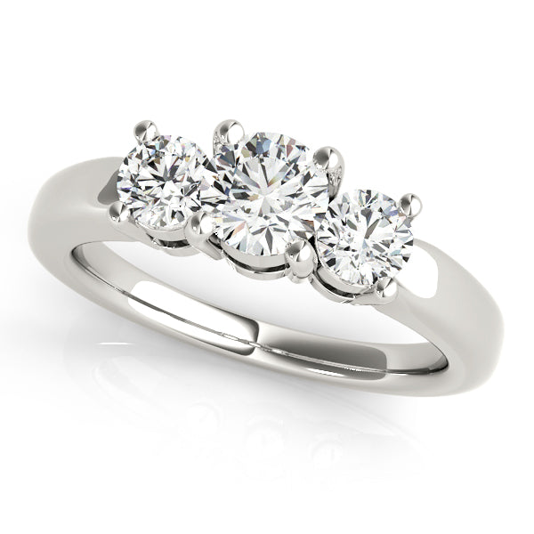 Round Three-Stone Diamond Engagement Ring · 2.00 ct tw