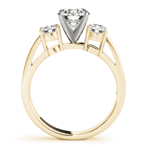Round Three-Stone Diamond Engagement Ring · 0.50 ct tw