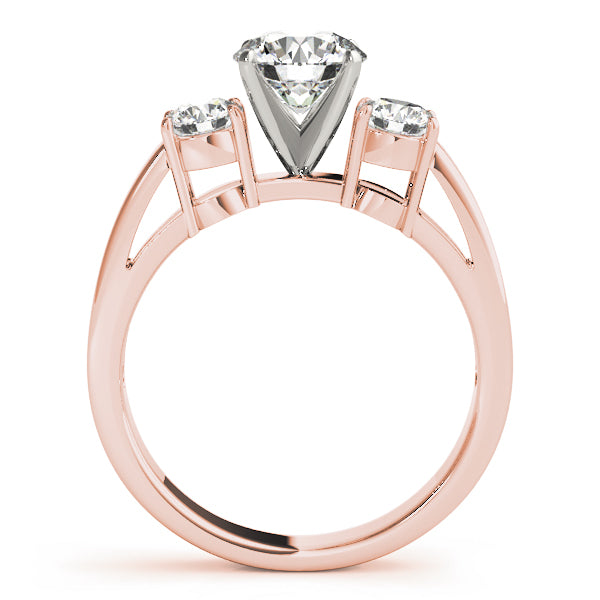 Round Three-Stone Diamond Engagement Ring · 0.25 ct tw