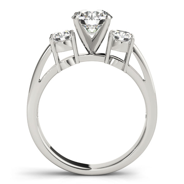 Round Three-Stone Diamond Engagement Ring · 0.25 ct tw