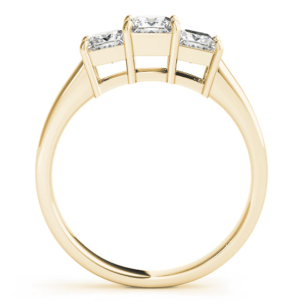 Square Three-Stone Princess Diamond Engagement Ring · 1.12 ct tw