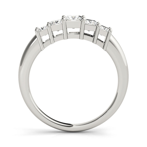 Square Fancy Shape Princess Diamond Wedding Band · 0.93 ct tw