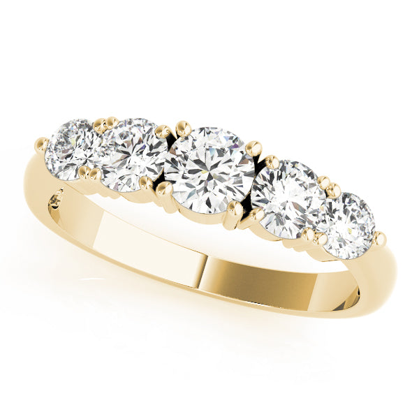 Round Prong Set Diamond Wedding Band · 0.98 ct tw