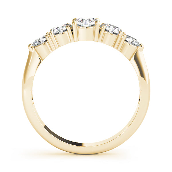 Round Prong Set Diamond Wedding Band · 0.98 ct tw