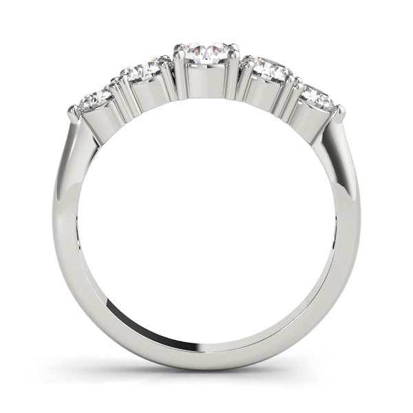 Round Prong Set Diamond Wedding Band · 0.98 ct tw