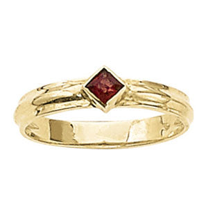 Square Princess & Cushion Gemstone Fashion Ring