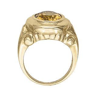 Oval Gemstone Fashion Ring