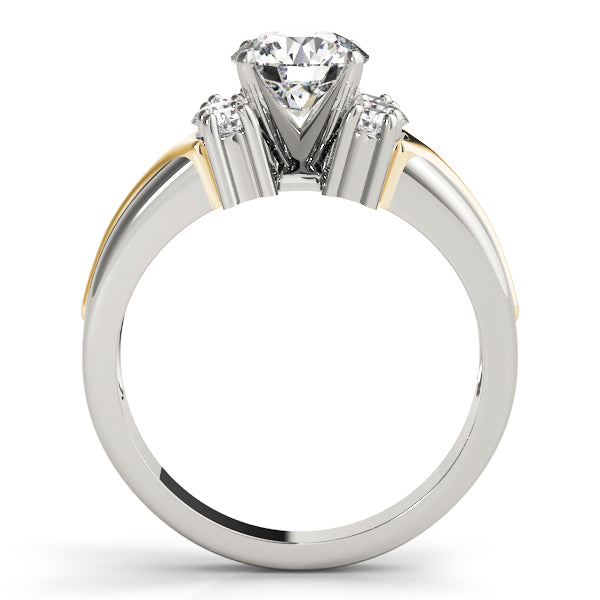 Cluster Sides Diamond Engagement Ring · 0.36 ct tw