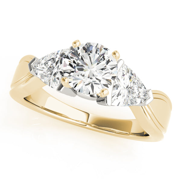 Trillion Three-Stone Diamond Engagement Ring · 0.50 ct tw