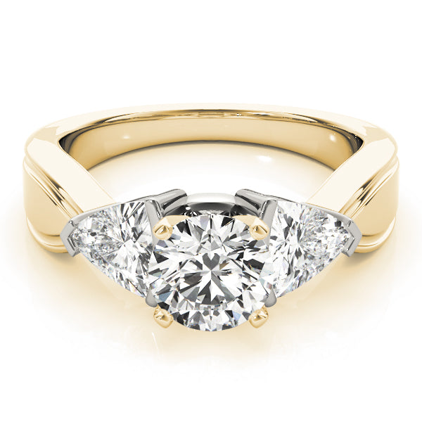 Trillion Three-Stone Diamond Engagement Ring · 0.50 ct tw