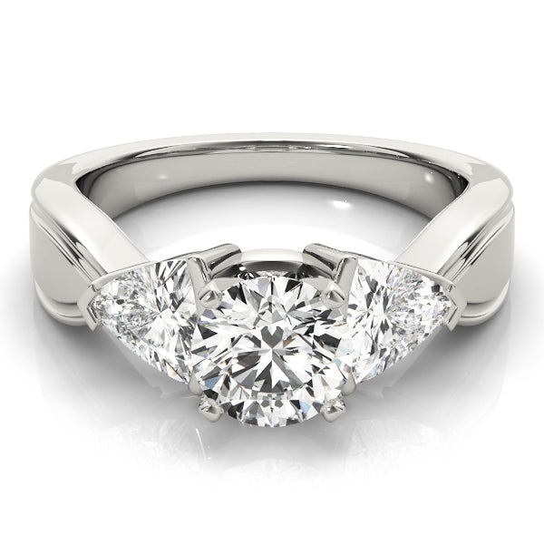 Trillion Three-Stone Diamond Engagement Ring · 0.50 ct tw