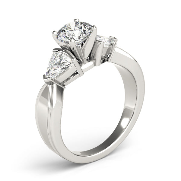 Trillion Three-Stone Diamond Engagement Ring · 0.50 ct tw