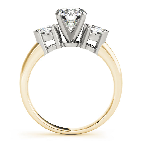 Round Three-Stone Diamond Engagement Ring · 0.50 ct tw