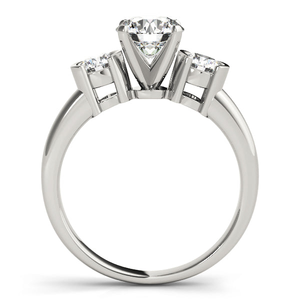 Round Three-Stone Diamond Engagement Ring · 0.50 ct tw