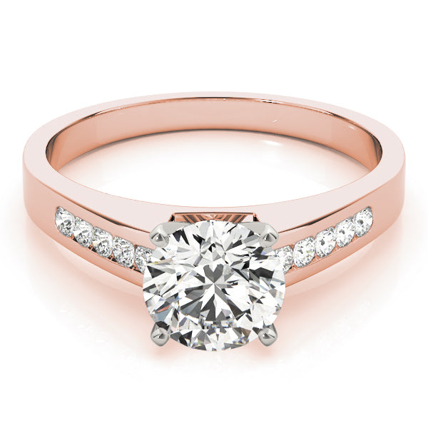 Single Row Channel Set Diamond Engagement Ring · 0.20 ct tw