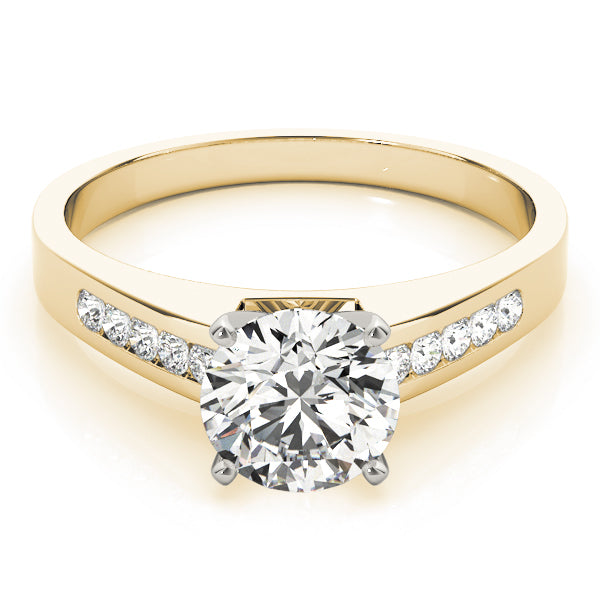 Single Row Channel Set Diamond Engagement Ring · 0.20 ct tw