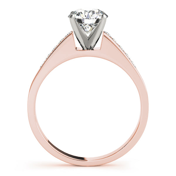 Single Row Channel Set Diamond Engagement Ring · 0.20 ct tw