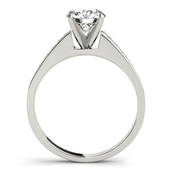 Single Row Channel Set Diamond Engagement Ring · 0.20 ct tw