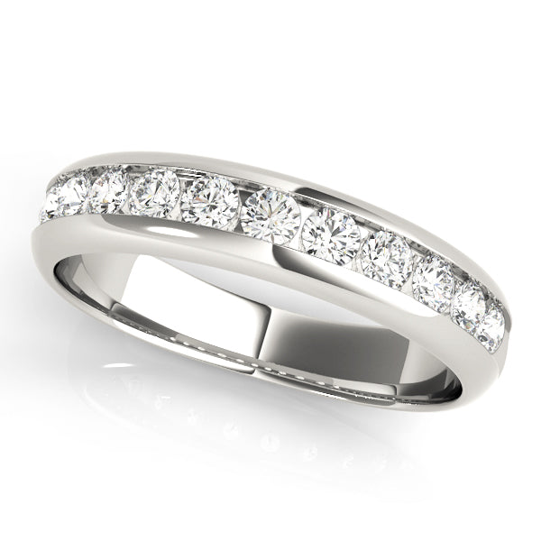 Channel Set Diamond Wedding Band · 0.66 ct tw