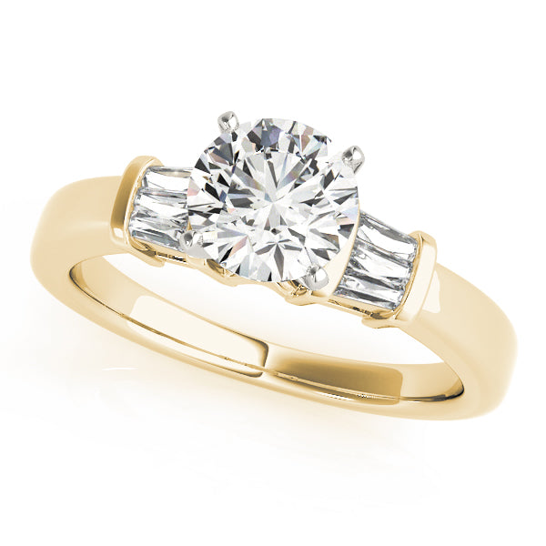Baguette Fancy Shape Diamond Engagement Ring · 0.18 ct tw