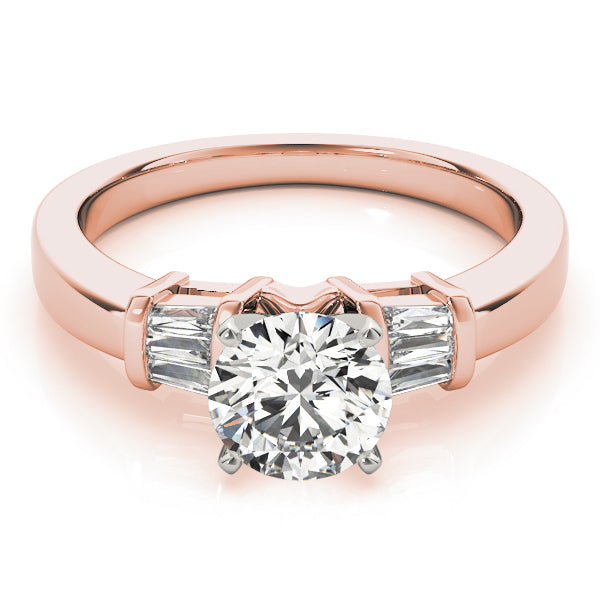 Baguette Fancy Shape Diamond Engagement Ring · 0.18 ct tw