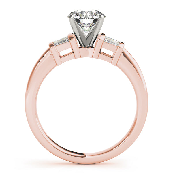Baguette Fancy Shape Diamond Engagement Ring · 0.18 ct tw