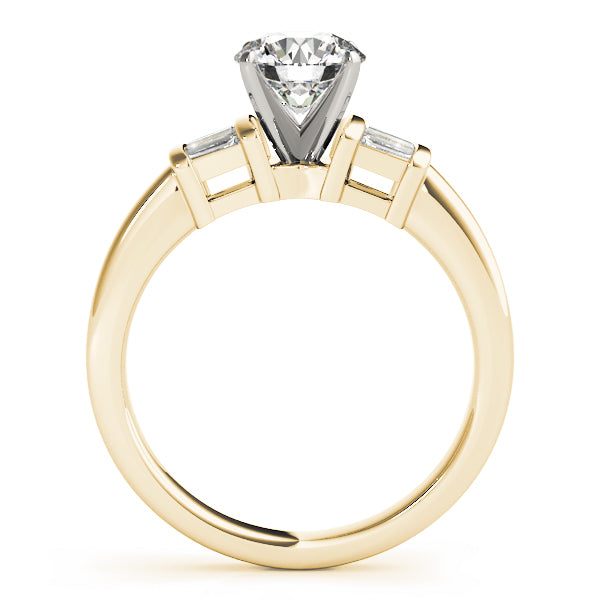 Baguette Fancy Shape Diamond Engagement Ring · 0.18 ct tw