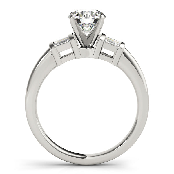 Baguette Fancy Shape Diamond Engagement Ring · 0.18 ct tw