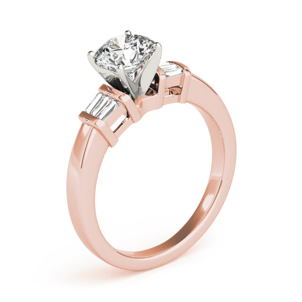 Baguette Fancy Shape Diamond Engagement Ring · 0.18 ct tw
