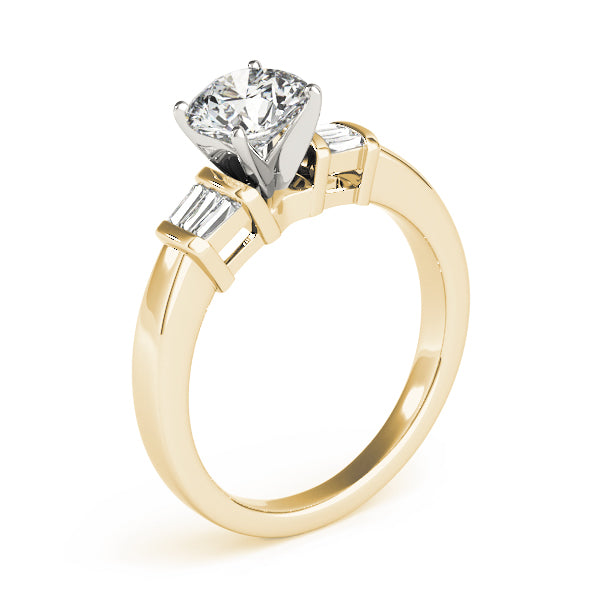 Baguette Fancy Shape Diamond Engagement Ring · 0.18 ct tw
