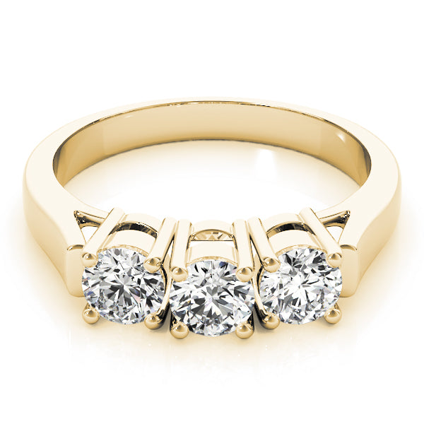 Round Three-Stone Diamond Engagement Ring · 1.00 ct tw