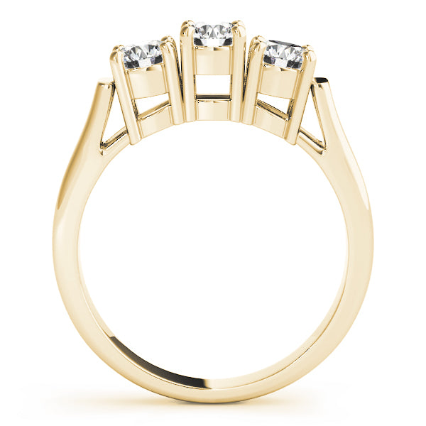 Round Three-Stone Diamond Engagement Ring · 1.00 ct tw