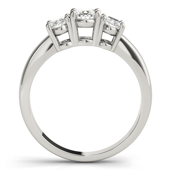 Oval Three-Stone Diamond Engagement Ring · 1.71 ct tw
