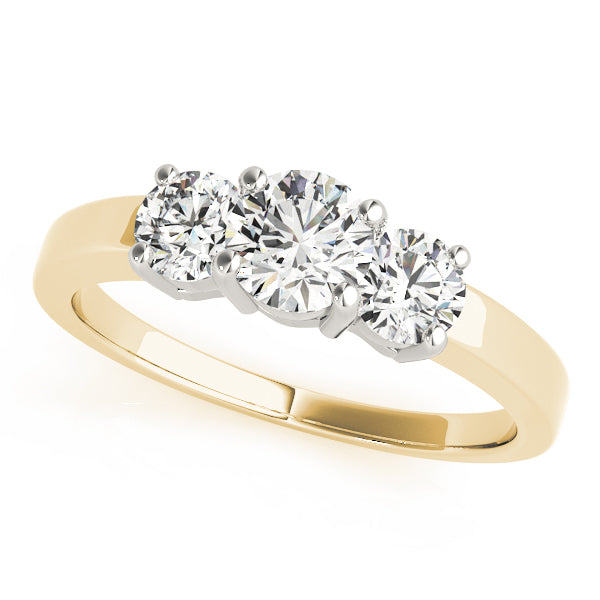 Round Three-Stone Diamond Engagement Ring · 1.00 ct tw