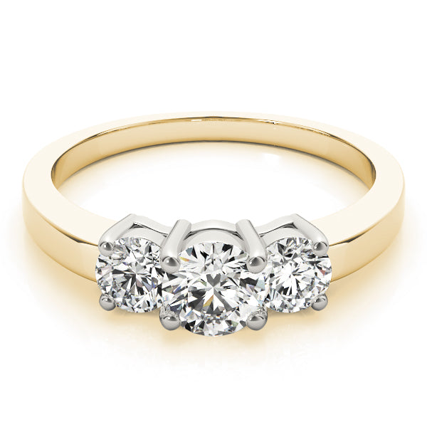 Round Three-Stone Diamond Engagement Ring · 1.00 ct tw