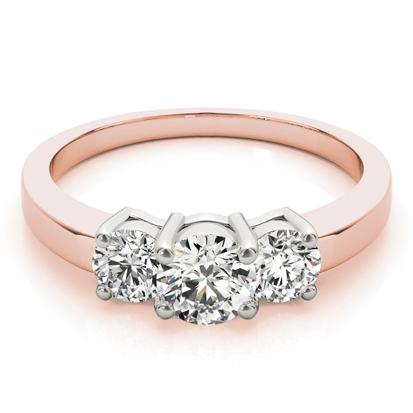 Round Three-Stone Diamond Engagement Ring · 2.50 ct tw