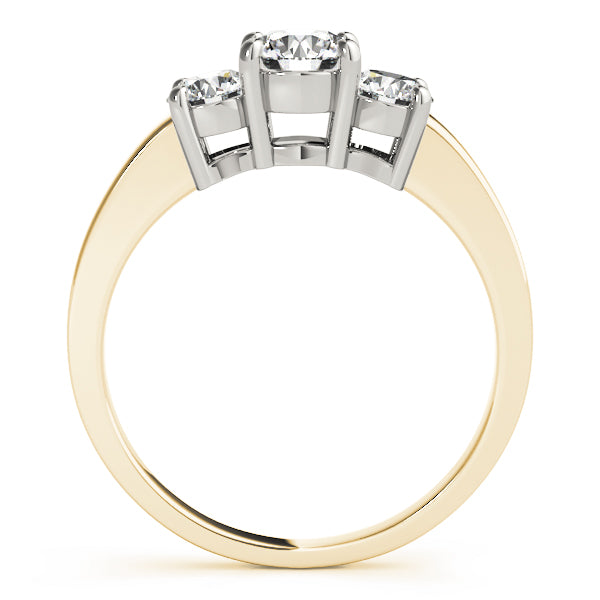 Round Three-Stone Diamond Engagement Ring · 2.50 ct tw