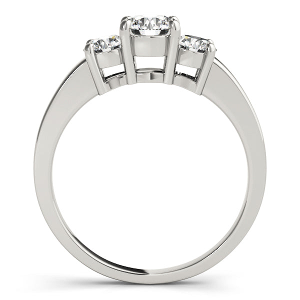 Round Three-Stone Diamond Engagement Ring · 2.50 ct tw