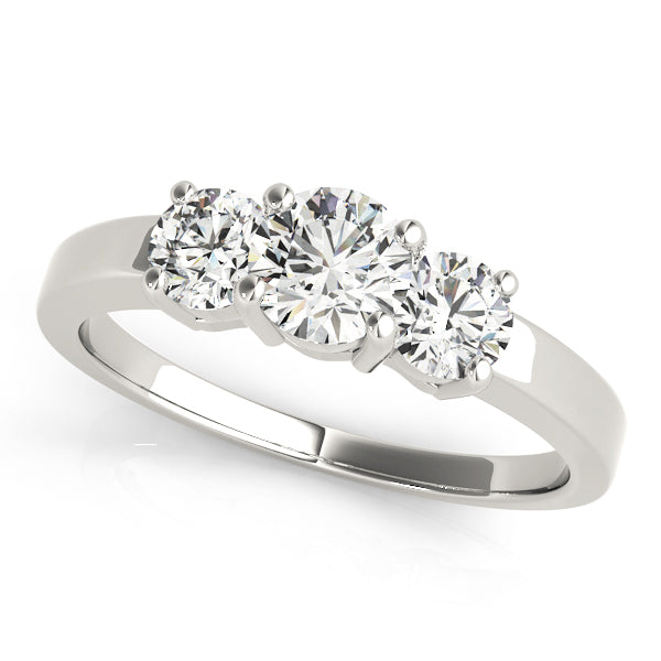 Round Three-Stone Diamond Engagement Ring · 2.50 ct tw