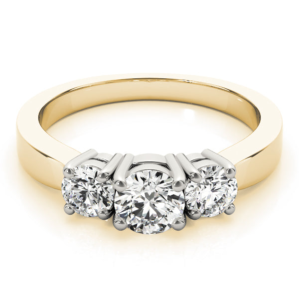 Round Three-Stone Diamond Engagement Ring · 1.00 ct tw