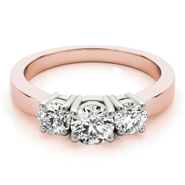 Round Three-Stone Diamond Engagement Ring · 1.00 ct tw