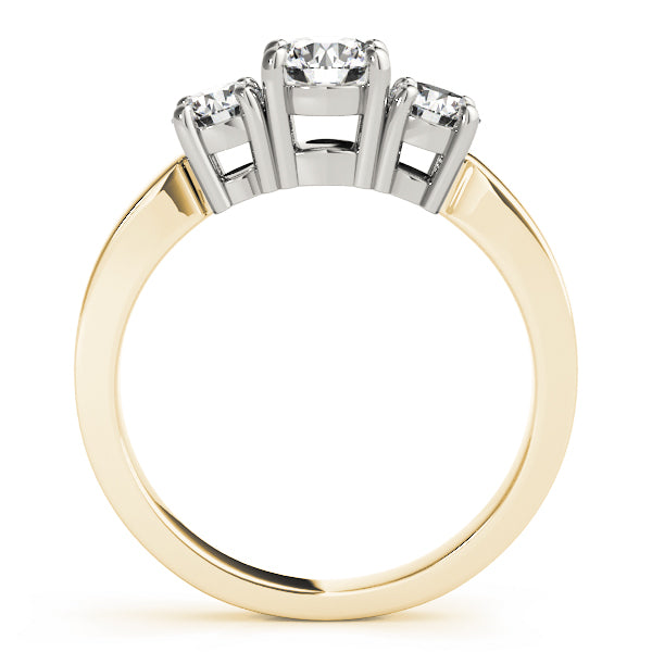 Round Three-Stone Diamond Engagement Ring · 1.00 ct tw