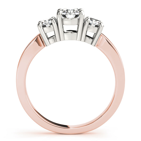 Round Three-Stone Diamond Engagement Ring · 1.00 ct tw