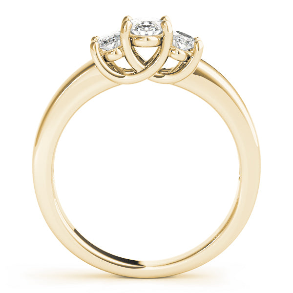 Oval Three-Stone Diamond Engagement Ring · 1.71 ct tw