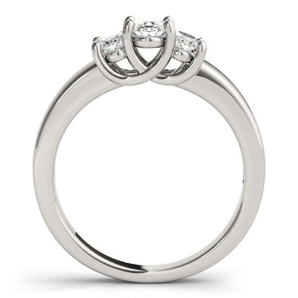 Oval Three-Stone Diamond Engagement Ring · 1.71 ct tw