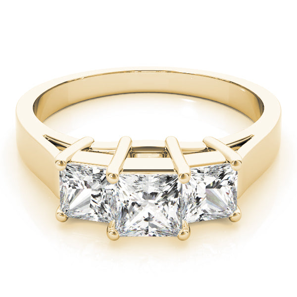 Square Three-Stone Princess Diamond Engagement Ring · 1.42 ct tw